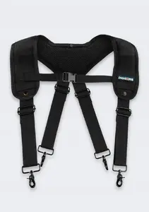 Tool Belt Suspenders Aptel DK562 Diggers Black — support straps for tool belt