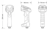 VIRTUOS HT-880DPM промышленный CCD 2D DPM считыватель Photo 4