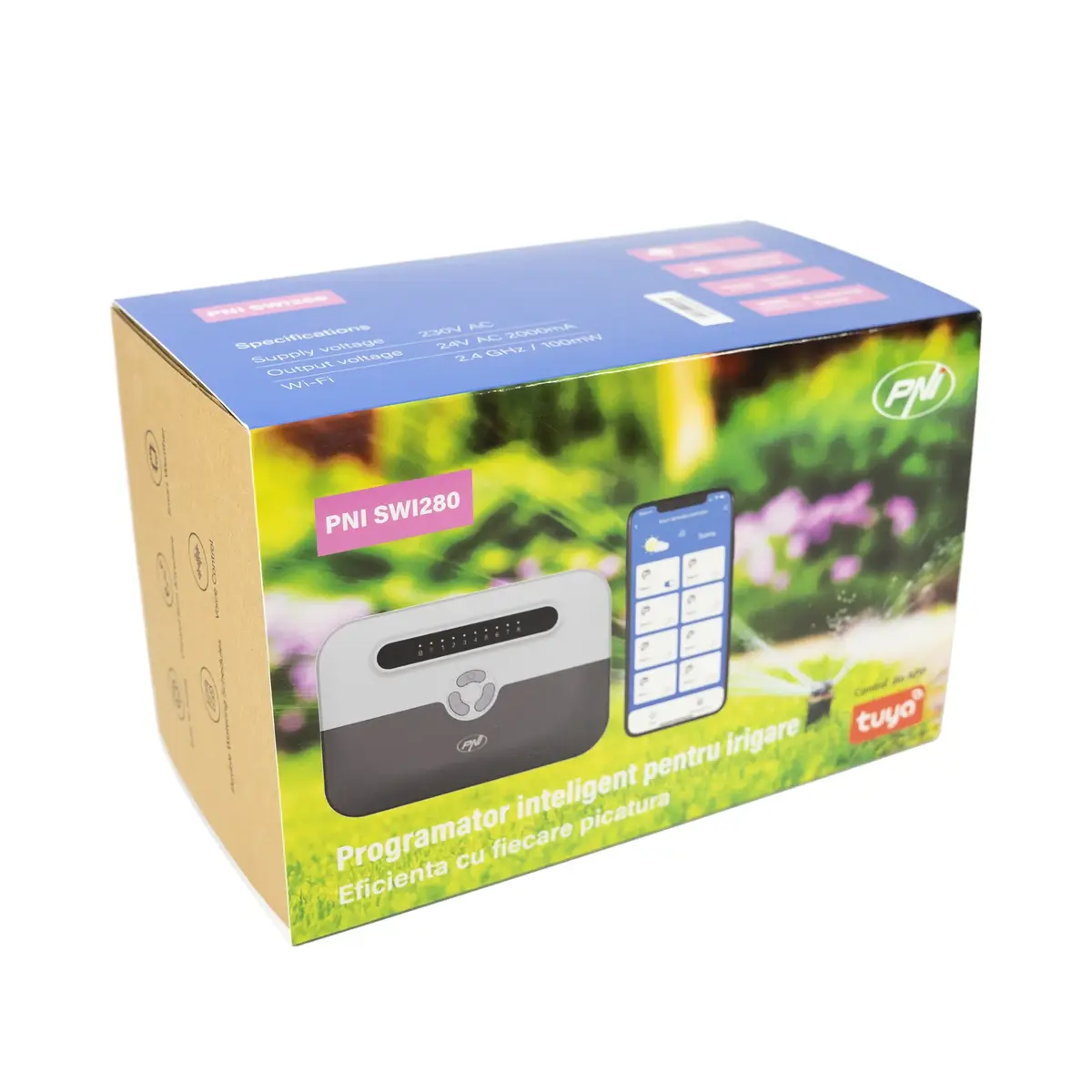 PNI SWI280 умный Wi‑Fi контроллер полива — 8 зон Photo 7