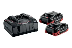 Battery pack Metabo 18V 4.0Ah LiHD XTREME 2 pcs with charger ASC 290