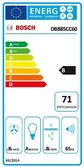 Встраиваемая вытяжка Bosch DBB85CC60 Photo 4