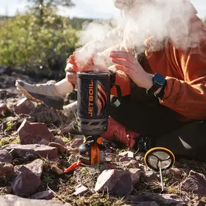Vārīšanas komplekts Jetboil Flash Java 2.0 Personal Cooking System – carbon, pārnēsājams plītis un krūze