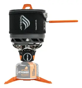 Gatavošanas komplekts Jetboil Trailcook 1.2L — 1,2 l tūrisma virtuves sistēma, kompakts komplekts, krāsa carbon