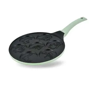 Pancake pan Maestro MR-1222-D CUTE — 26 cm aluminium non-stick crepe pan, green
