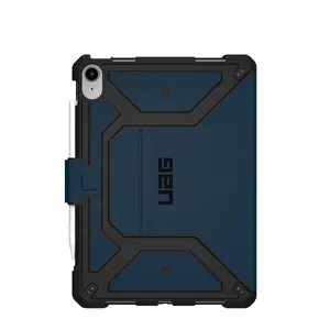 Cover for Apple iPad 10.9" (10th Gen, 2022) — Urban Armor Gear Metropolis SE, 27.7 cm, Black/Blue