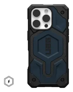Protective cover Urban Armor Gear Monarch Pro for iPhone 16 Pro — black/navy, fits 16 cm (6.3") screen
