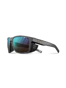 Sunglasses Julbo Shield Reactiv 2-4 DL Bleu — black/black, photochromic lenses