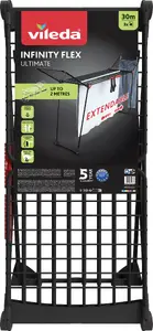 Floor-standing rack VILEDA Infinity Flex Ultimate — steel, black, 1 pc, 5-year warranty