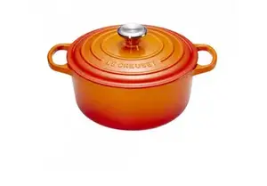 Stock pot Le Creuset 24 cm, 4.2 L, orange, suitable for gas/ceramic/induction hobs