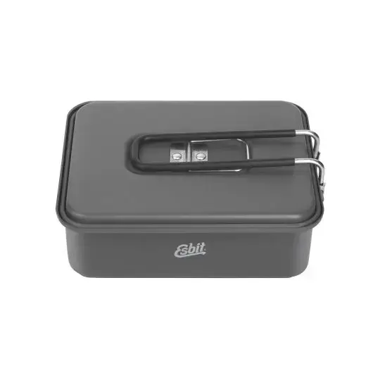 ESBIT Solid fuel pot 1.1 L Aluminium/Black Photo 2