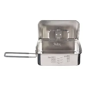 Pot ESBIT PT1200ST stainless steel camping pot 1.2 L, 554 g, silver