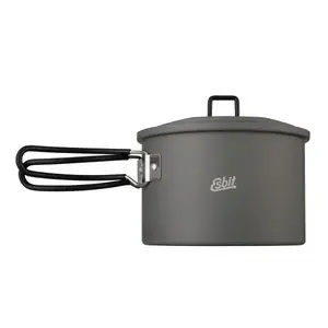 Pot ESBIT PT1600HA 1.6 L aluminium camping cookware, black
