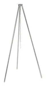 Тренога Easy Camp Campfire Aluminium Tripod — алюминиевая, 0.99 кг, серебристая