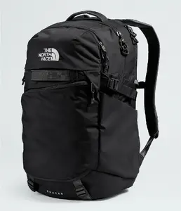 Backpack The North Face Router — Rucksack, Black, Nylon and Recycled Polyester, 318×229×533 mm