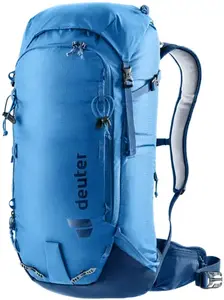 Backpack DEUTER Freescape Lite 26 L — frameless ski touring pack, 26 L, 1.18 kg, top loading, blue