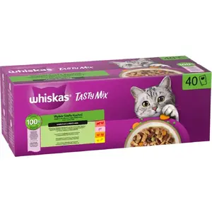 Wet cat food Whiskas Tasty Mix chef's selection in sauce 40×85 g pouches