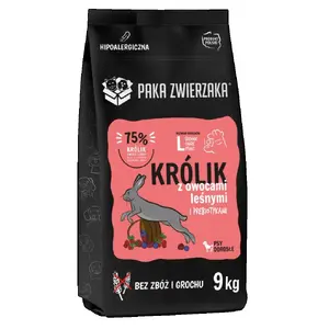 PAKA ZWIERZAKA rabbit with forest fruits large 9 kg dry dog food