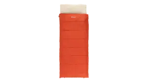 Outwell Contour Lux Red | Sleeping Bag | 220 x 85 cm | -19 to 15 °C | Right Zipper