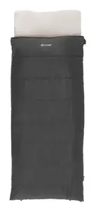Спальный мешок Outwell Contour Prime взрослый прямоугольный 850×2200 мм полиэстер Тёмно‑серый