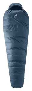 Спальный мешок-мумия DEUTER Astro 300 EL +2°C/36°F — макс. рост 200 см, ширина 790 мм, глубина 520 мм, Ripstop Blue