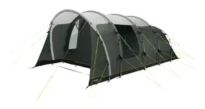 Туннельная палатка Outwell Denver 5 — на 5 человек, зелёная, 320×545 см, высота 210 см, стойки из фиброволокна