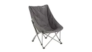 Kempinga krēsls Outwell Tally Lake — 4 kājas, max slodze 120 kg, svars 4.9 kg, 620×650 mm