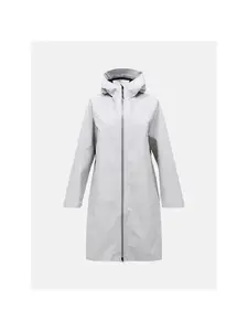 Raincoat jacket Peak Performance Treeline Shell Parka — women's size S, summit smoke