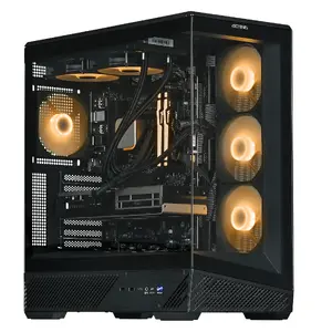 Dators Actina Intel Core Ultra 5 245KF, 3.6–5.2 GHz, 16 GB DDR5-6000, 1 TB SSD, AMD Radeon RX 9060 XT 16 GB, 750 W, Midi Tower, melns