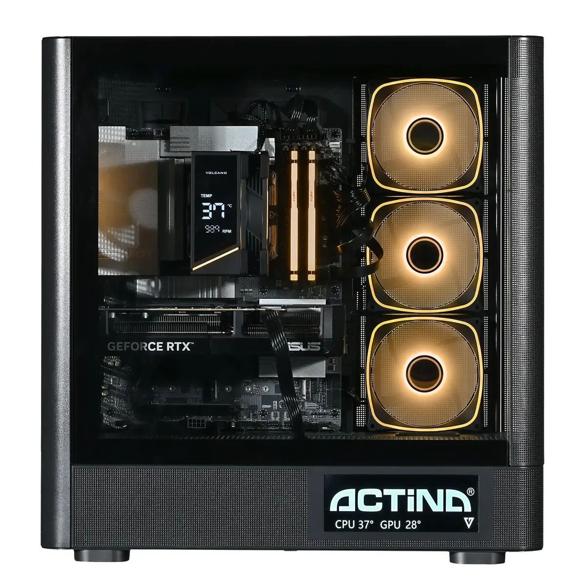 Actina dators Intel Core Ultra 5 250, 32 GB, RTX 5070 Photo 3