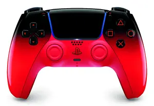 Sony DualSense bezvadu un vadu spēļu kontrollers PlayStation 5 melnā un sarkanā krāsā ar Bluetooth un USB interfeisu