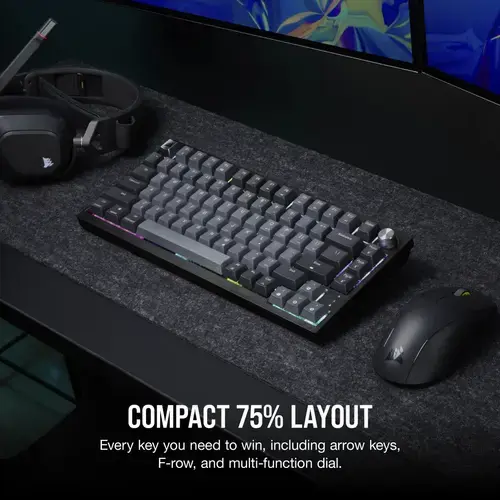 CORSAIR K65 PLUS WIRELESS 75% mechanical keyboard Photo 7
