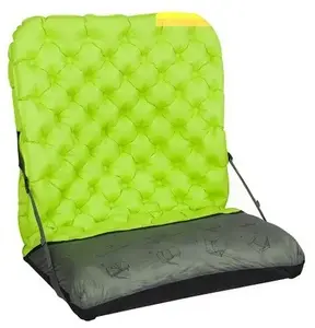 Надувной кресло SEA TO SUMMIT Air Chair 450 мм Black/Lime — на 1 человека, 450×450×530 мм, ткань