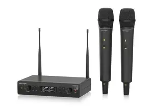 Беспроводная UHF вокальная система Behringer XTM1-35 с 2 ручными микрофонами