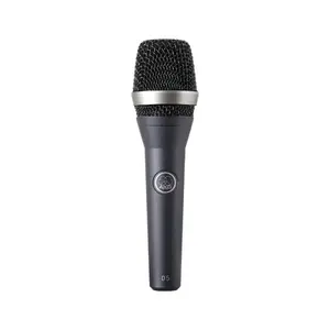Stage/performance microphone AKG D5 — wired XLR-3, 70–20000 Hz, metal housing, blue, 185 mm