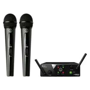 Bezvadu mikrofona komplekts AKG WMS40 Mini, melns