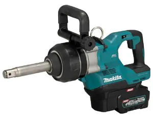 Triecienatslēga Makita TW008GT201 1" 40V XGT 4000 Nm 2x5,0Ah (gredzena uzgalis)