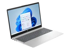 Ноутбук HP 15-fc0041ny — Ryzen 5 5625U, 15.6" FHD, 16GB DDR4, 256GB SSD, Vega 7, Windows 11, Natural Silver