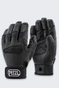 Перчатки Petzl Cordex Plus — защитные перчатки для работы на веревке и альпинизма, синтетическая кожа ладоней, усиленные кончики пальцев