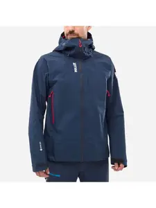 Īpaši mitrumnecaurlaidīga jaka Millet Kamet GTX Jkt ar GORE‑TEX membrānu, saphir, izm. S