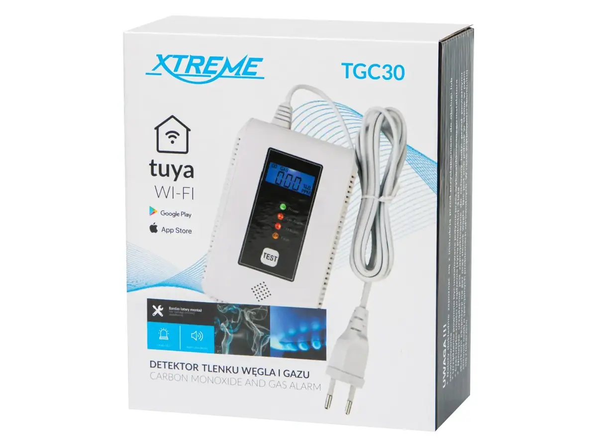 BLOW TGC30 WiFi Tuya CO un gāzes detektors Photo 4