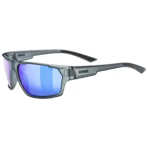 Мультиспортивные очки UVEX sportstyle 233 P — унисекс, полноободная серая оправа