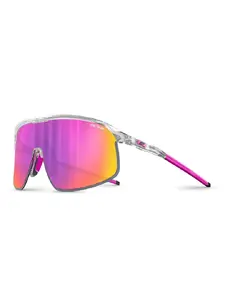 Sports sunglasses Julbo Density — Crystal frame with Pink lenses