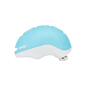 Velo ķivere HJC GLEO MT Zils‑Balts — bērnu/jauniešu, In‑mold, 49–55 cm, 230 g, 4 ventilācijas atveres, magnētiska sprādze