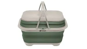 Ūdens tvertne telts Outwell 651131, termoplastiskais elastomērs/plastmasa, 440×340×270 mm, zaļa