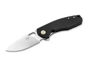 Folding Knife BOKER PLUS VOX Little Friend — Black, S35VN Blade, Compact Pocket Knife
