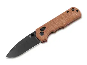 Складной нож BOKER MAGNUM Rockstub Brown Micarta 2.0 — сталь 14C28N