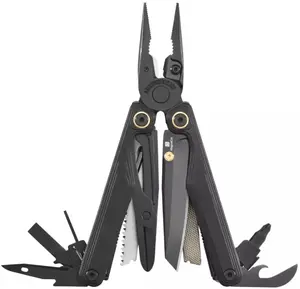 Multrīks Leatherman Wave Alpha - obsidian, saliekami kniežveida knaibles no nerūsējošā tērauda