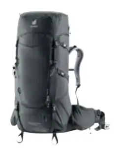 Рюкзак DEUTER Aircontact Core 55+10 SL — 55 л (+10 л), 2,02 кг, чёрный, универсальный