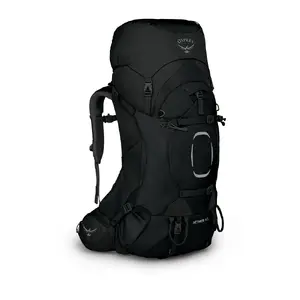 Mugursoma Osprey Aether 55 — 55 L, neilons, melna, 2,2 kg, platums 380 mm (vīriešu)