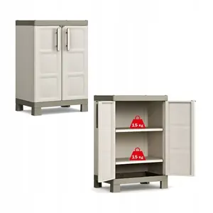 Шкаф Keter Excellence низкий 65×45×97 см, пластик, для дома и улицы